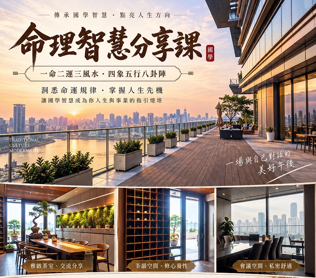 黄颂鸣命理智慧分享课 · 现场空间与环境